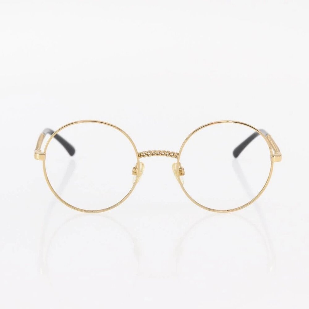 CHANEL Sunglasses frames metal Gold CC Auth 153002 - Picture 13 of 14